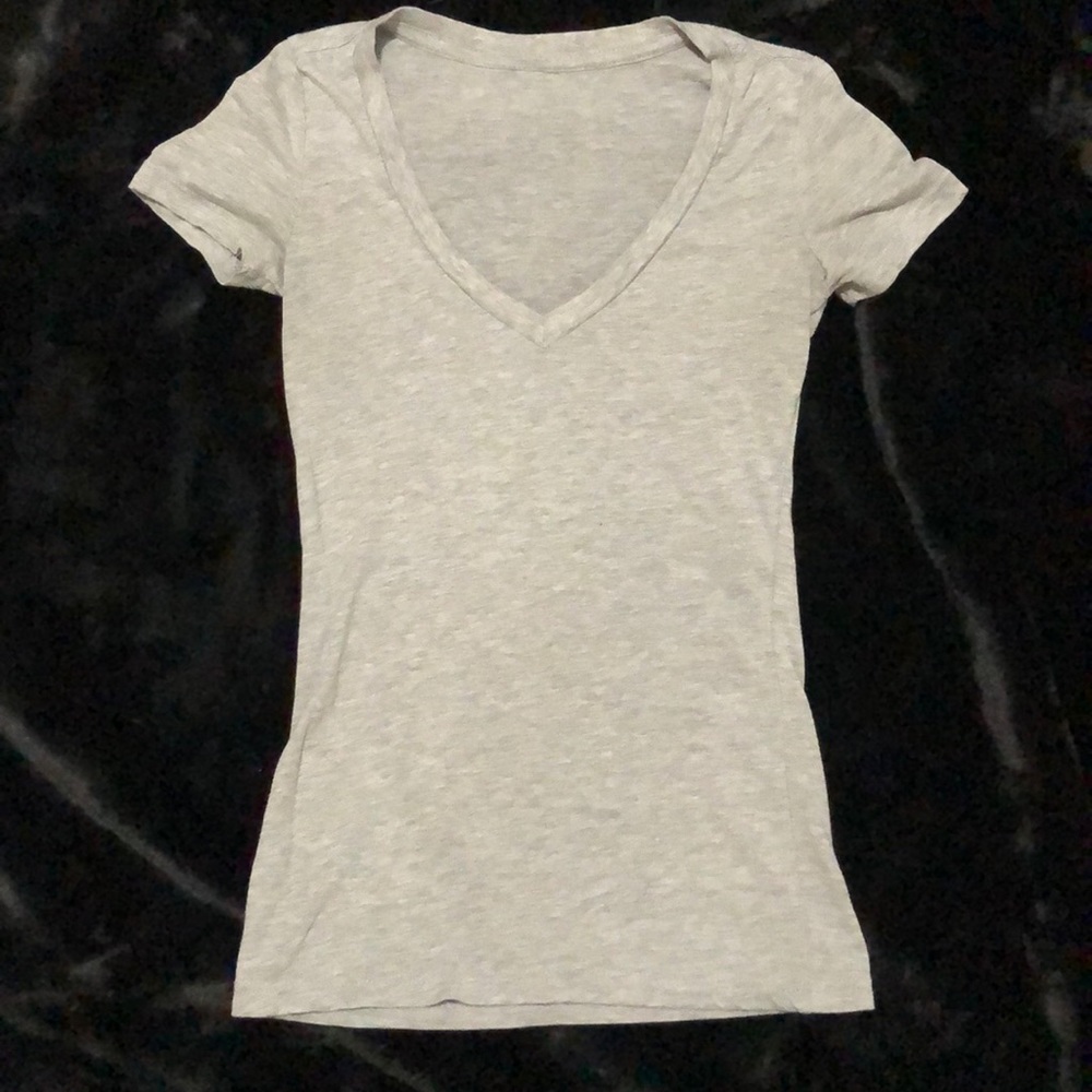 Grey v neck